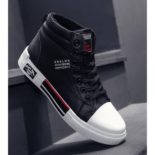 Fashion House Casual High top Sneaker Shoes Black white Konga Online Shopping