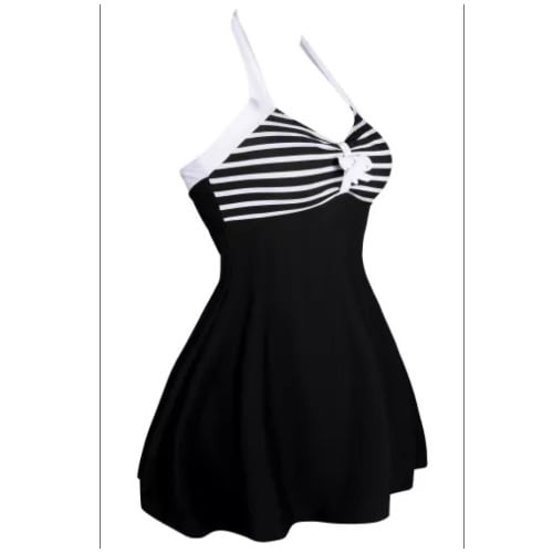 Black and white swim dress shop