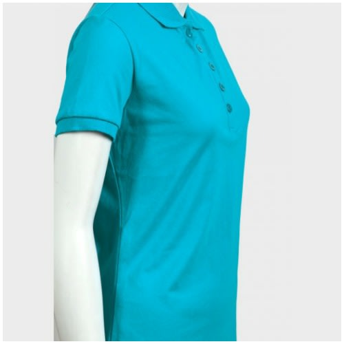 Ladies Cotton Blend Polo Shirt Sea Blue Konga Online Shopping