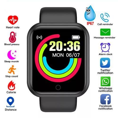 Smart Bracelet Watch Health And Fitness Tracker Bp Monitor Konga Online Shopping