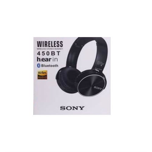 Sony Mdr 450 Bt Bluetooth Wireless Headphone With Mic Black Konga Online Shopping