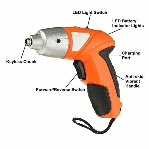 Tuoye Rechargeable Cordless Screwdriver Set 4pieces Konga Online Shopping