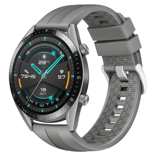 Watch Strap For Galaxy Watch 3 45mm huawei Watch Gt 2 gear S3 Classic gear S3 Frontier 22mm Grey Konga Online Shopping