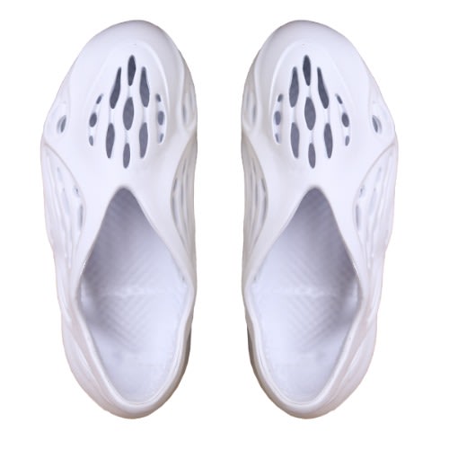 Nysc White Yeezy Crocs Classic Print Slides Crocs Tie-Dye Graphic