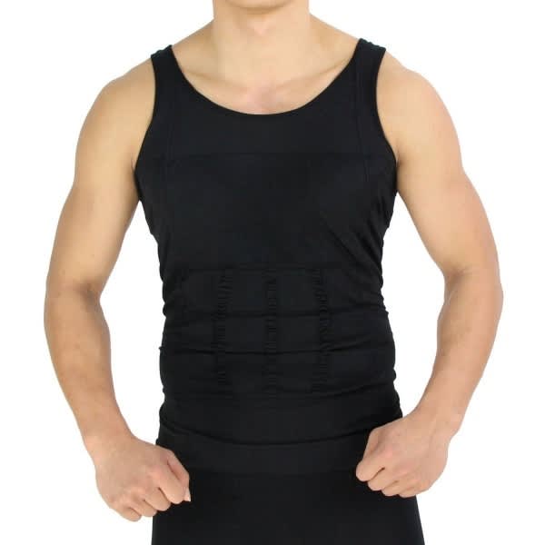 California Beauty Slim N Lift Slimming Shapewear Vest For Men Black Konga Online Shopping