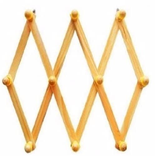 Wooden bag hanger deals