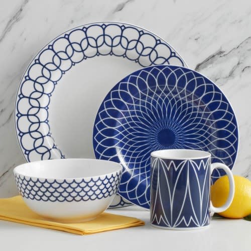 White mikasa dinnerware on sale