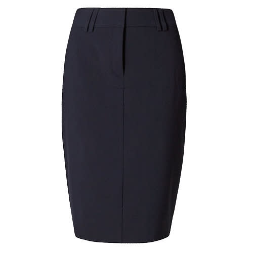 M S Tailored Fit Two Way Pencil Skirt Navy Blue Konga Online Shopping