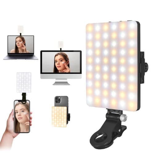 thumbnail image 2 of 82 LED Phone Selfie Light With 3 Modes & RGB - 1000mAh Rechargeable For Videos & Photos 2 of 12