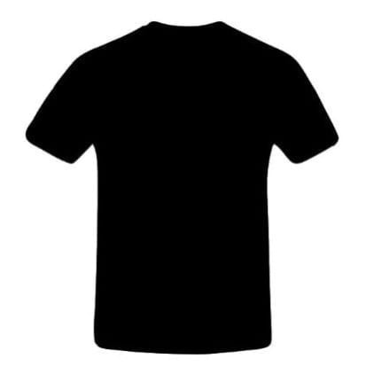 Black round neck shirt outlet