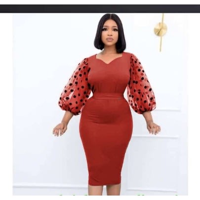 Fashion Woman Spotless Fitted Ladies Gown Konga Online Shopping