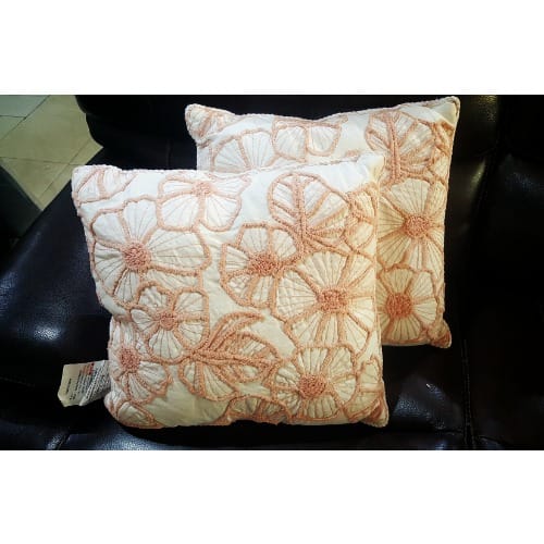 Bella Lux Set Of Two Decorative Plush Pillows 18 X 18 Konga Online Shopping