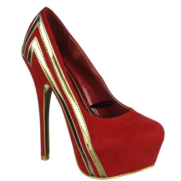Shiekh Women s 128 Stiletto Red Gold Konga Online Shopping