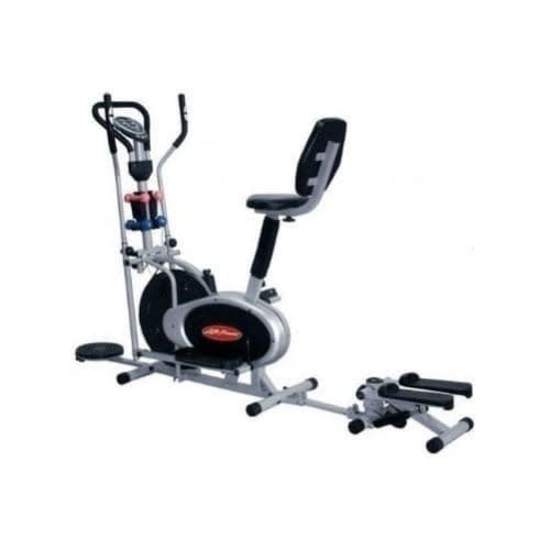 Orbit Rack Elliptical Bike With Stepper Twister And Back Rest Plus Dumbbells Konga Online Shopping