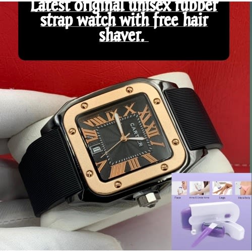 Cartier Unisex Rubber Strap Wrist Watch Konga Online Shopping