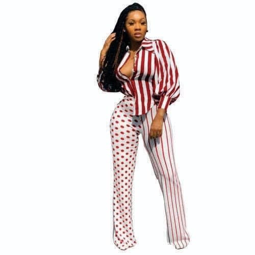 Ladies shirt and trouser hot sale