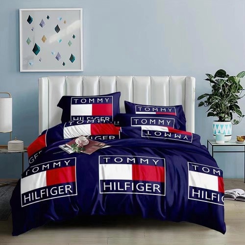 Tommy Hilfiger Inspired Bedsheet With 4 Pillow Cases Konga Online Shopping