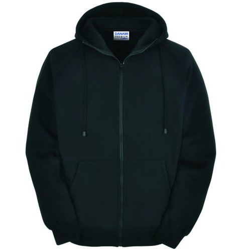 Plain Zipper Hoodie Black Konga Online Shopping