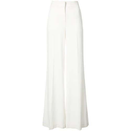 White palazzo trousers 2025