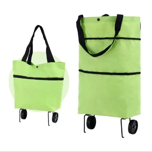 Foldable Reusable Shopping Bag With Wheels Konga Online Shopping