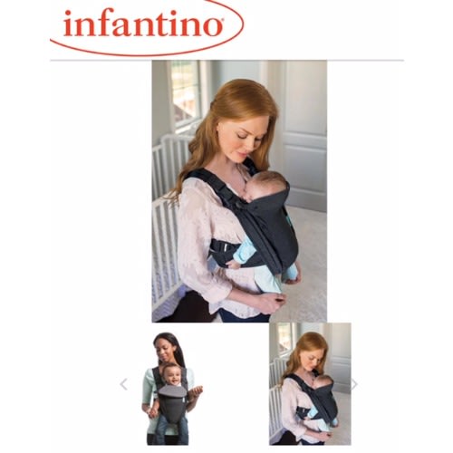 Infantino Up Close Newborn Baby Carrier Black Konga Online Shopping