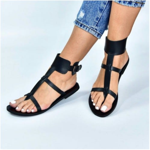 Fashion Front Women s Ankle Sandals Black Konga Online Shopping