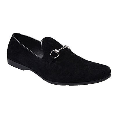 Men s Suede Shoes Black Konga Online Shopping