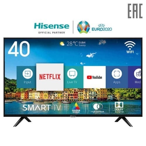 Hisense Smart Full Hd Tv-40a6000 - 40".