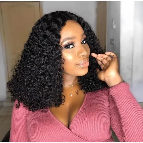 Jerry Curl Wig With 4 By 4 Closure | Konga Online Shopping