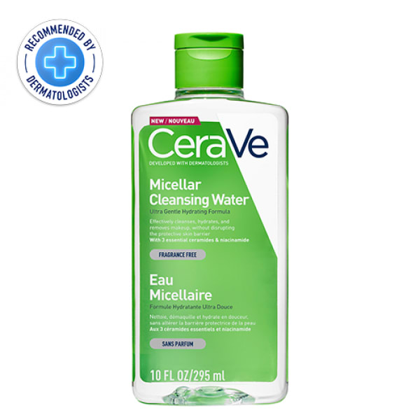 Cerave Hydrating Micellar Water With 3 essential ceramides & Niacinamide - 295ml.