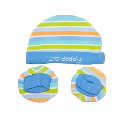 Luvable Friends Baby Booties And Cap Set I Love Daddy Konga Online Shopping