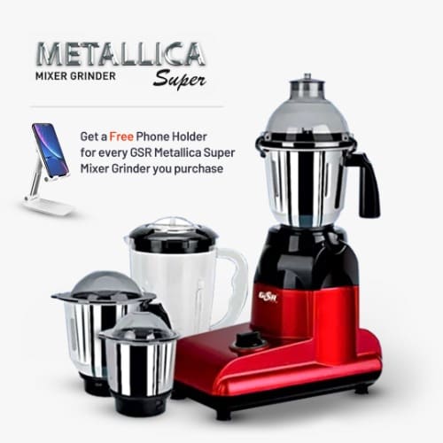 Metallica Super Mixer Grinder - 1000W - 1.5L.
