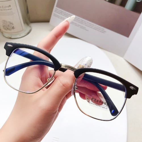 Unisex Anti Blue Ray Computer & Reading Glasses-Black.