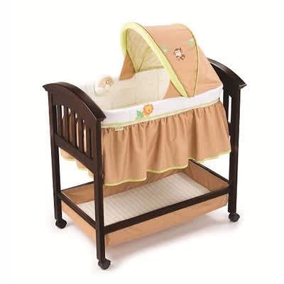 Classic comfort wood bassinet shop