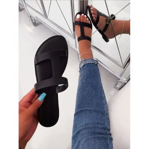 Palm slippers design for ladies top