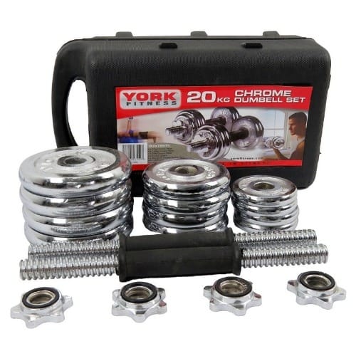 York Fitness Adjustable Dumbbell Set Pair Of 10kg Konga Online Shopping