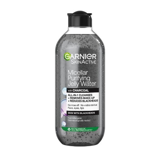 Garnier Micellar Cleansing Charcoal & Salicylic Acid Jelly Water For Sensitive Skin 400ml.