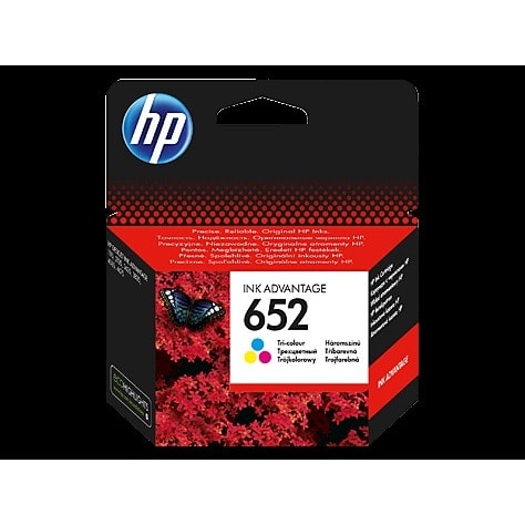 Hp 652 Ink Advantage Cartridge (f6v24ae) - Tri-color.