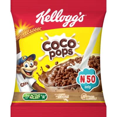 Kellogg's Coco Pops Sachet 25g X 8 Pieces.
