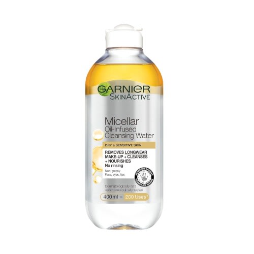 Garnier Skin Active Micellar Water a Makeup Removing Cleansing Oil 400ml.