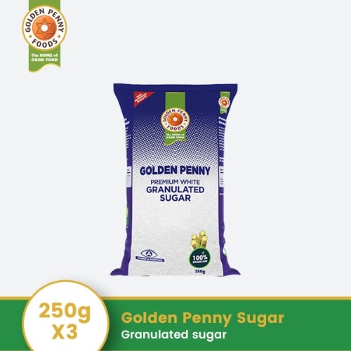 Golden Penny White Granulated Sugar - 250g X3.