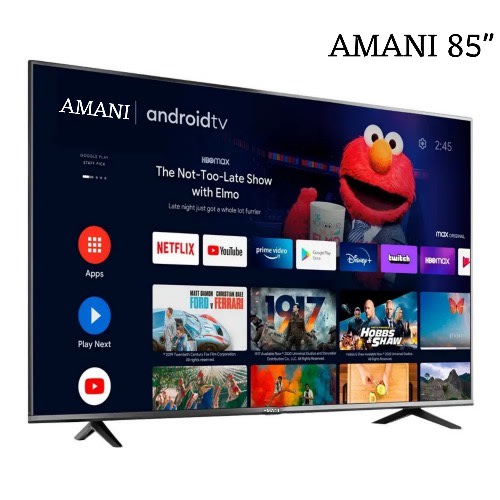 Amani 85” Inches Smart Uhd 4k Tv Netflix- Youtube- Bluetooth And Voice Control.