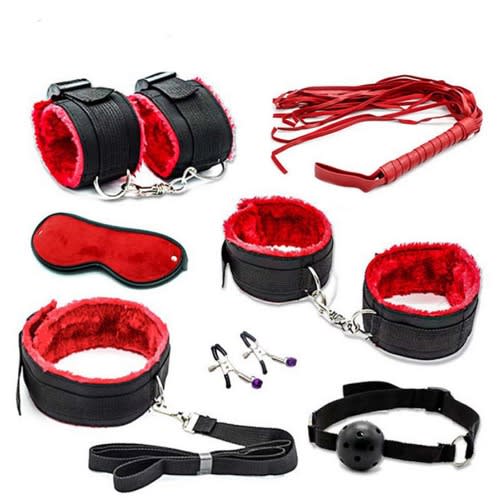 BDSM Bondage Restraint Sex Kit - 7 In 1.