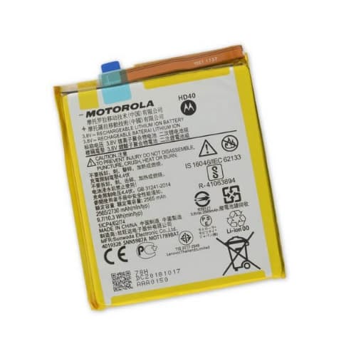 vhbw Batterie Compatible avec Motorola Moto XT1789-01, Z2 Force, Z2 Force Edition LTE-A téléphone Portable (2700mAh, 3,8V, Li-polymère