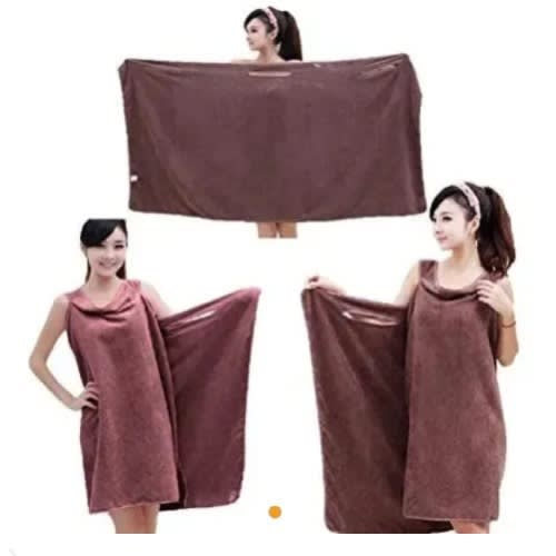 Wearable towel hot sale