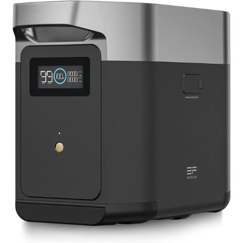 ECOFLOW DELTA 2 Portable Power Station Extra Battery - 1kWh Added Capacity for Home Backup.