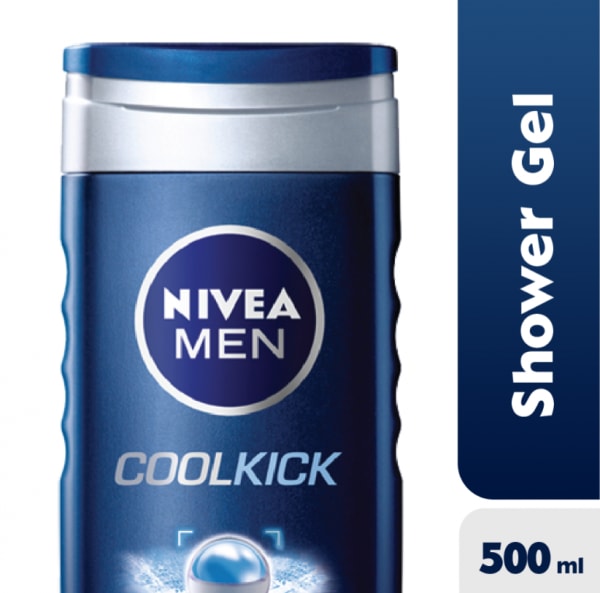 Nivea Cool Kick Shower Gel For Men - 500ml.