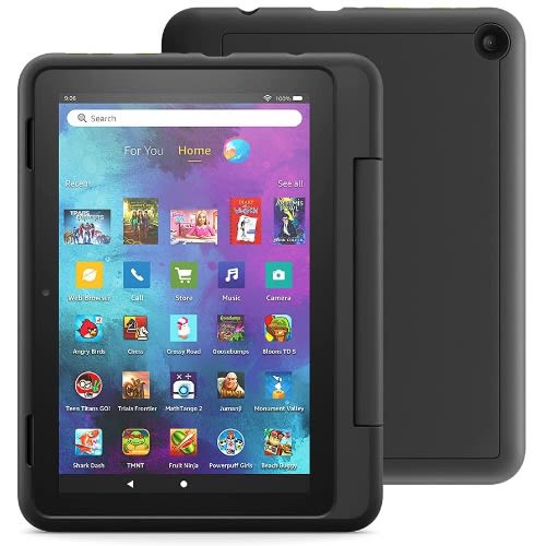 Amazon Fire Hd 8 Kids Pro Tablet - 8" Hd - Ages 6–12 - 32 GB Black.