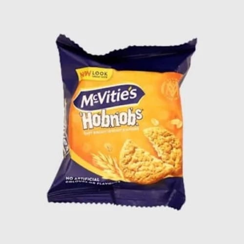Mcvities Hobnob Biscuits - 45g × 6 Packs.