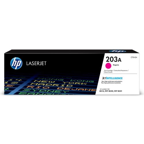 HP 203a Magenta Original Laserjet  Toner Cartridge - (cf543a).